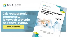 Rok 2019: przyspieszenie wzrostu rynku leków biologicznych BIZNES, Farmacja - Według prognoz przedstawionych w najnowszym raporcie PMR „Rynek leków biologicznych i biopodobnych w Polsce w 2019 r.”, sprzedaż leków biologicznych (referencyjnych i biopodobnych) przekroczy 4,8 mld zł w 2019 r.