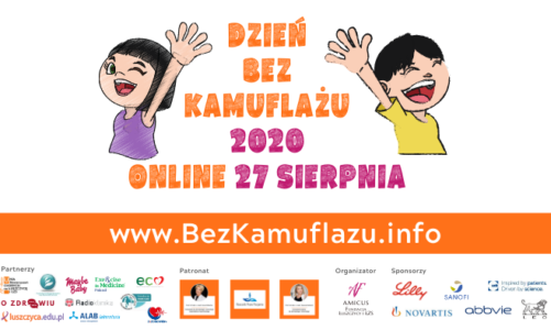 Dzień bez kamuflażu – spotkania online dla pacjentów z łuszczycą, AZS, pokrzywką i HS.